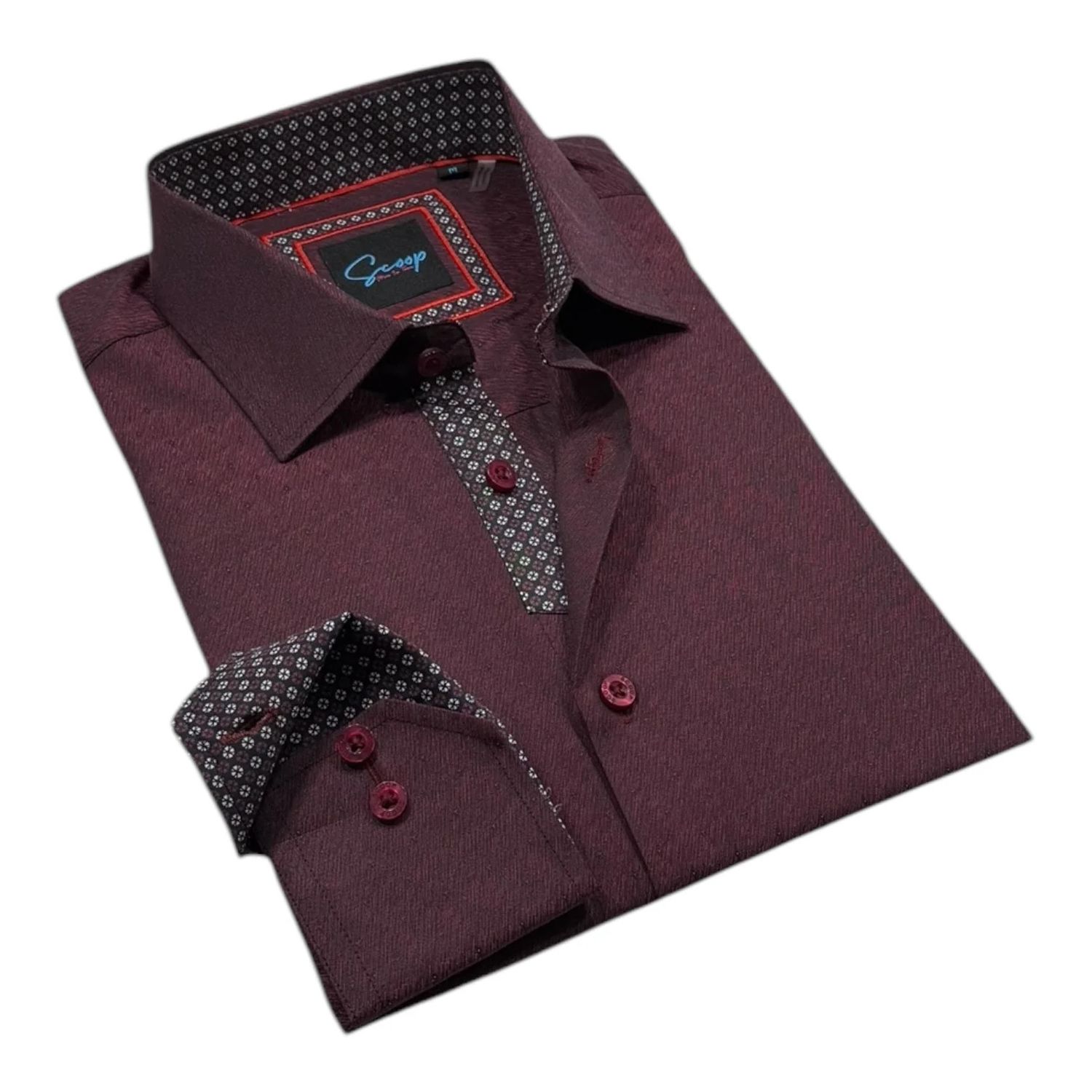 Scoop L/S Cotton Sport Shirt - Hail