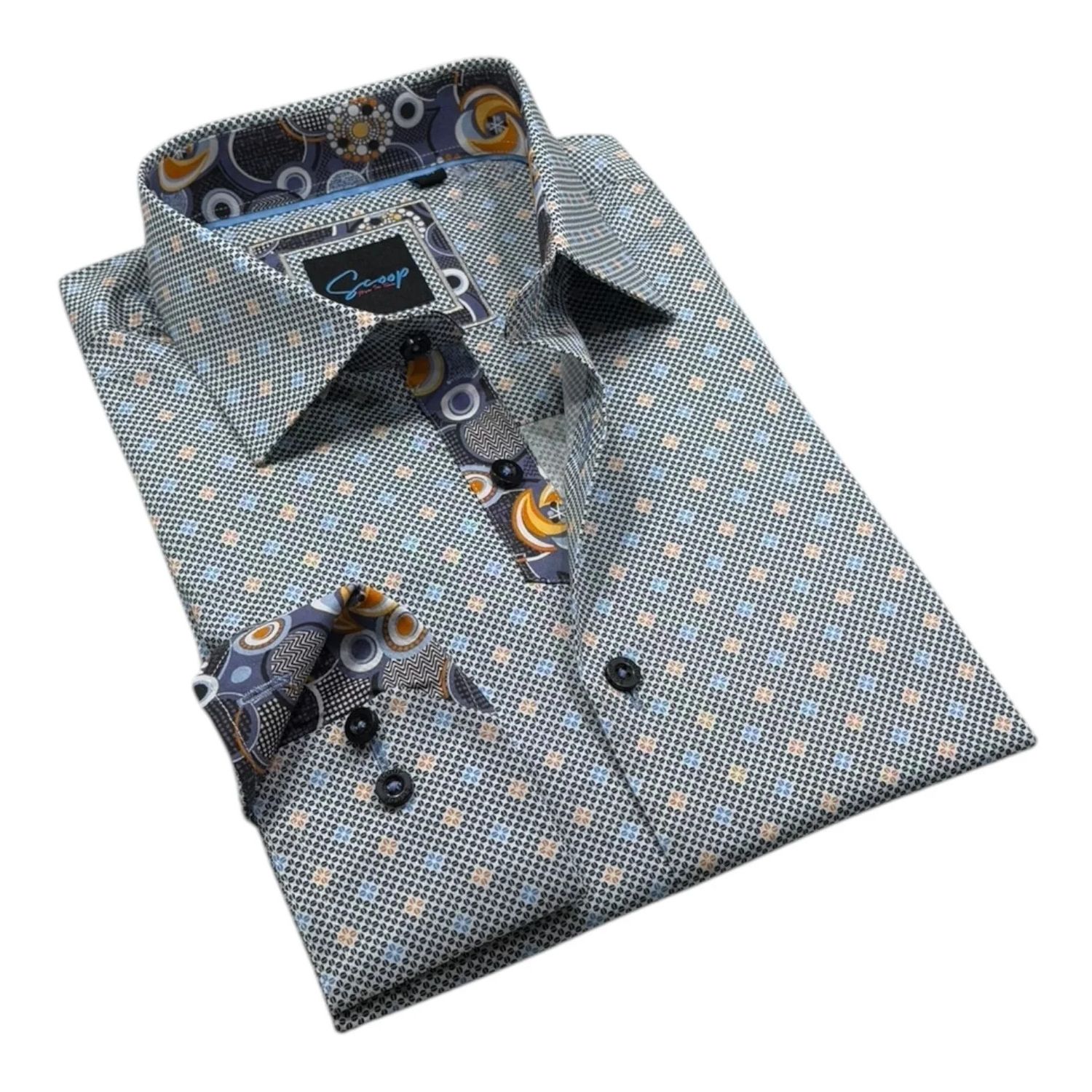 Scoop L/S Cotton Sport Shirt - Charm