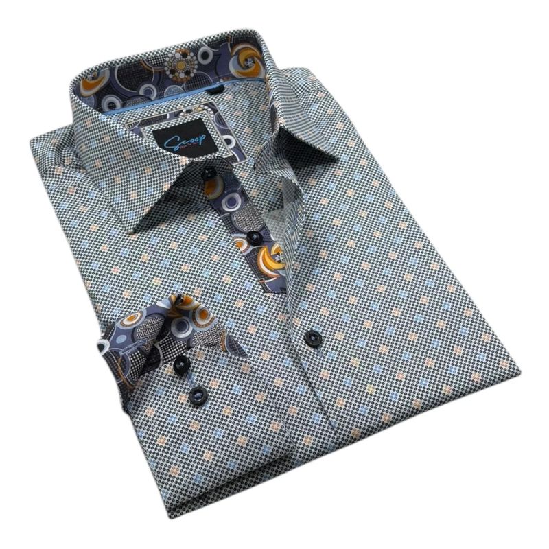 Scoop L/S Cotton Sport Shirt - Charm