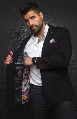Au Noir Stretch Blazer/Suit Separate - Bartolo