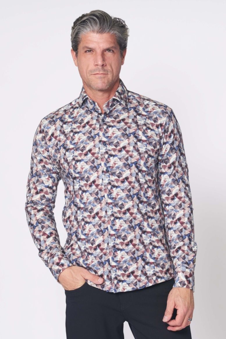 7 Downie L/S Sport Shirt - Amore 84