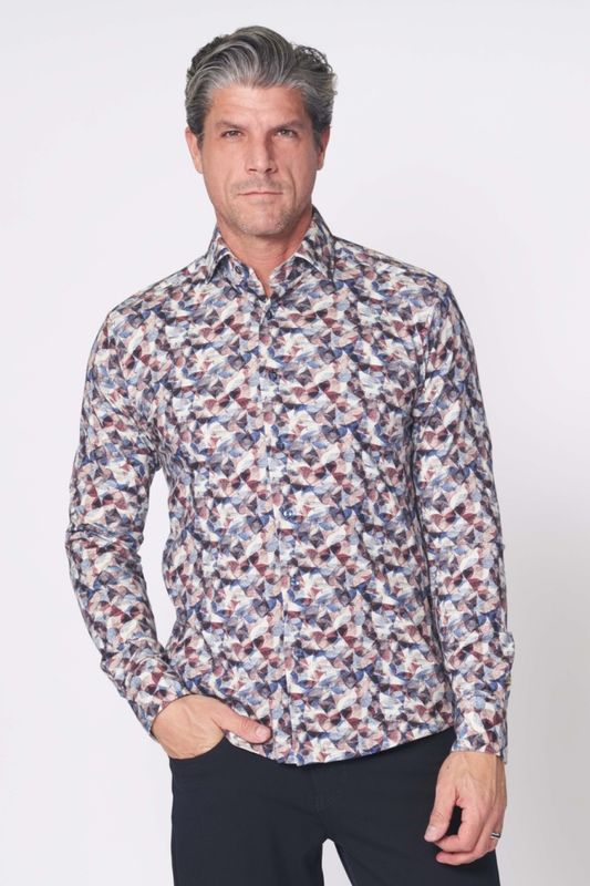7 Downie L/S Sport Shirt - Amore 84