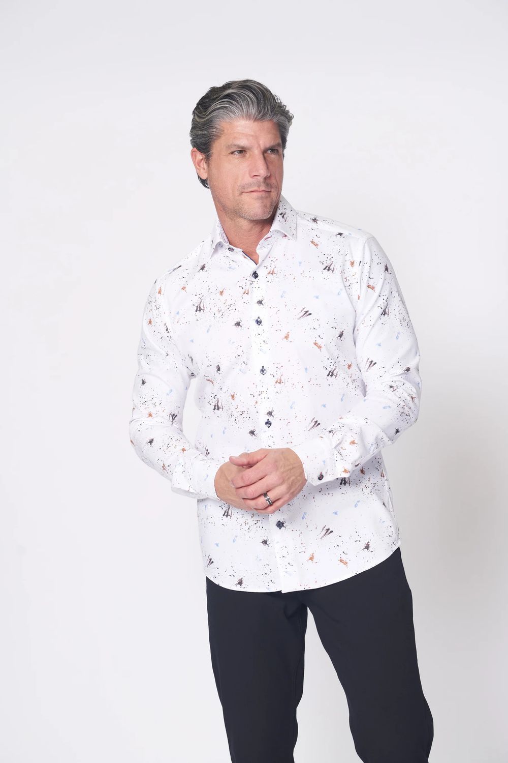 7 Downie L/S Sport Shirt - 27 LS