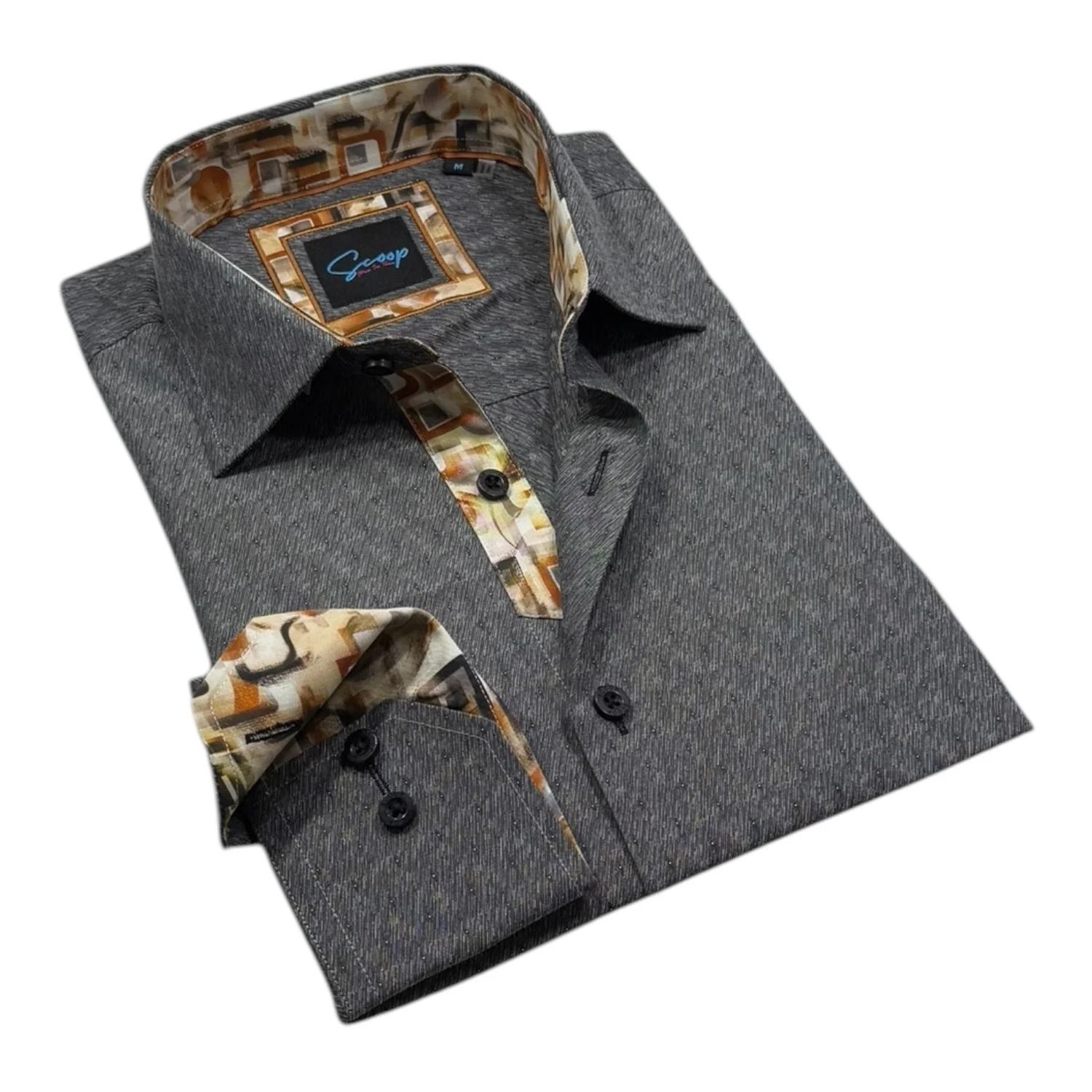 Scoop L/S Cotton Sport Shirt - Hail