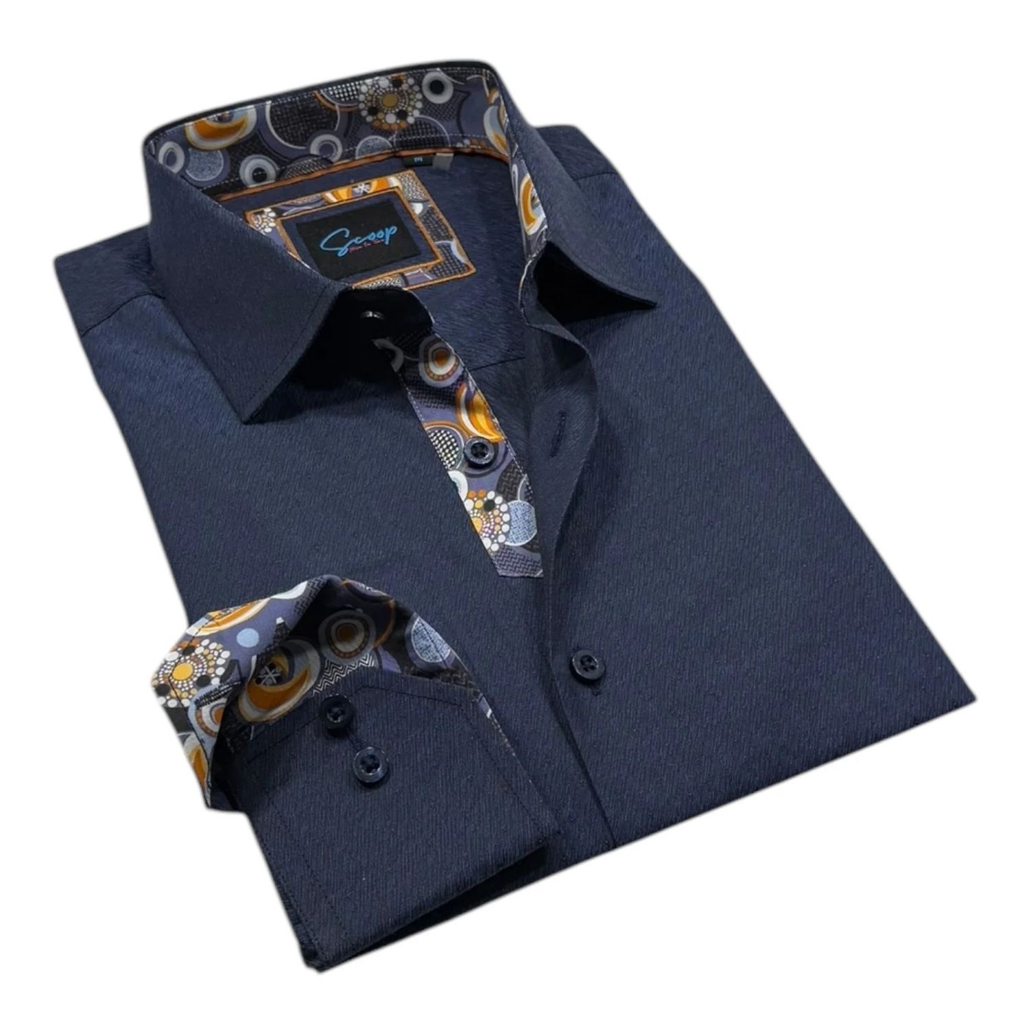 Scoop L/S Cotton Sport Shirt - Hail