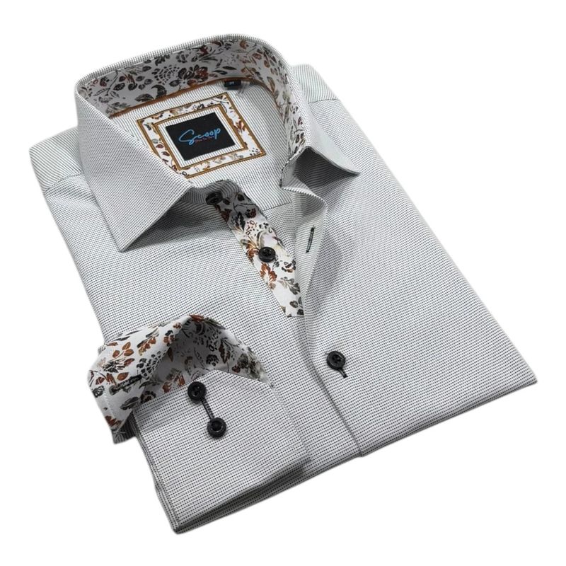 Scoop L/S Cotton Sport Shirt - Mesh