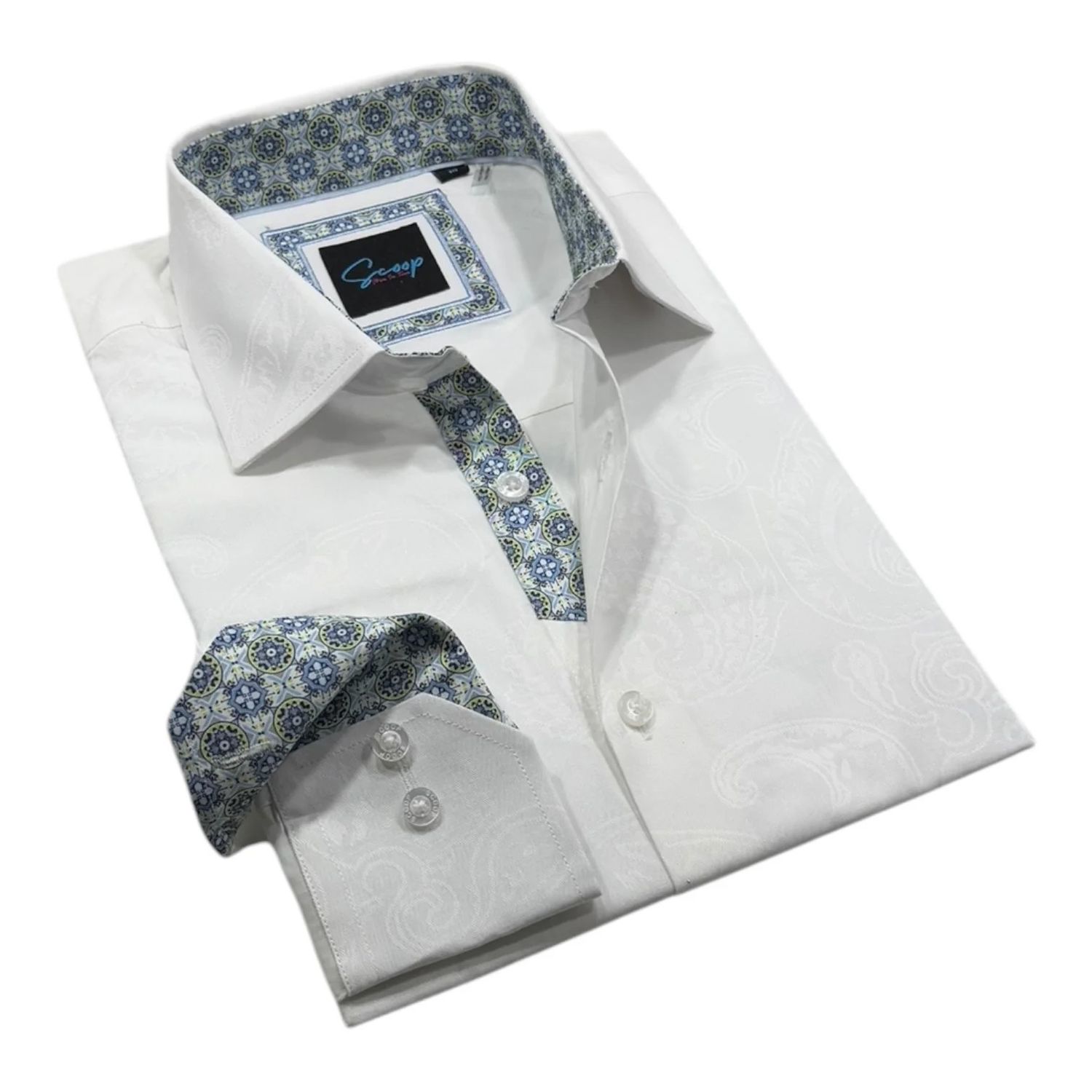Scoop L/S Cotton Sport Shirt - Presley