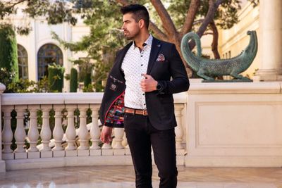 Au Noir Stretch Blazer/Suit Separate - Bartolo