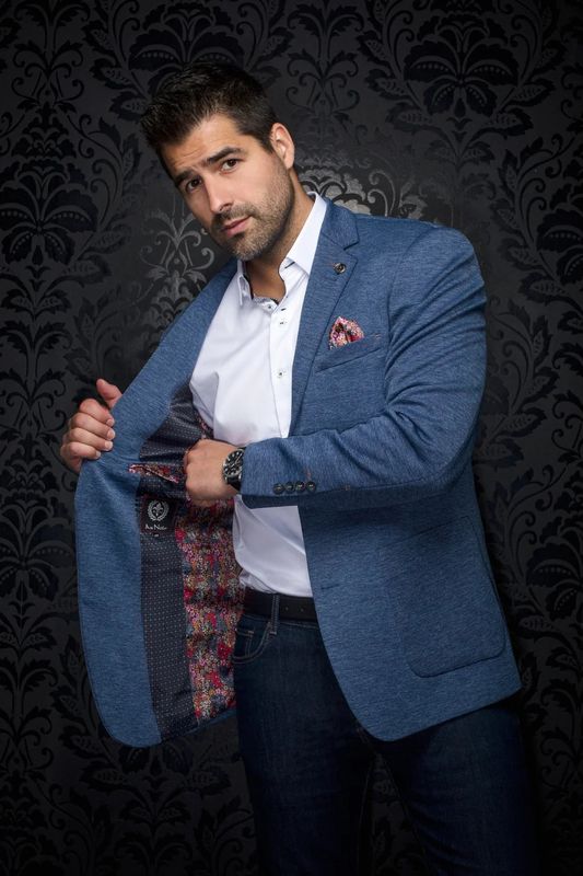 Au Noir Stretch Blazer Delon