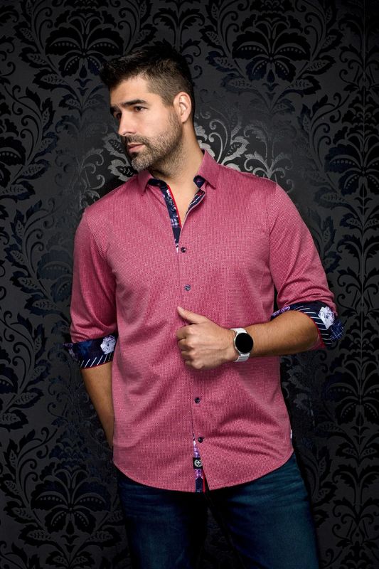  Au Noir L/S Cotton Stretch Shirt - Palma