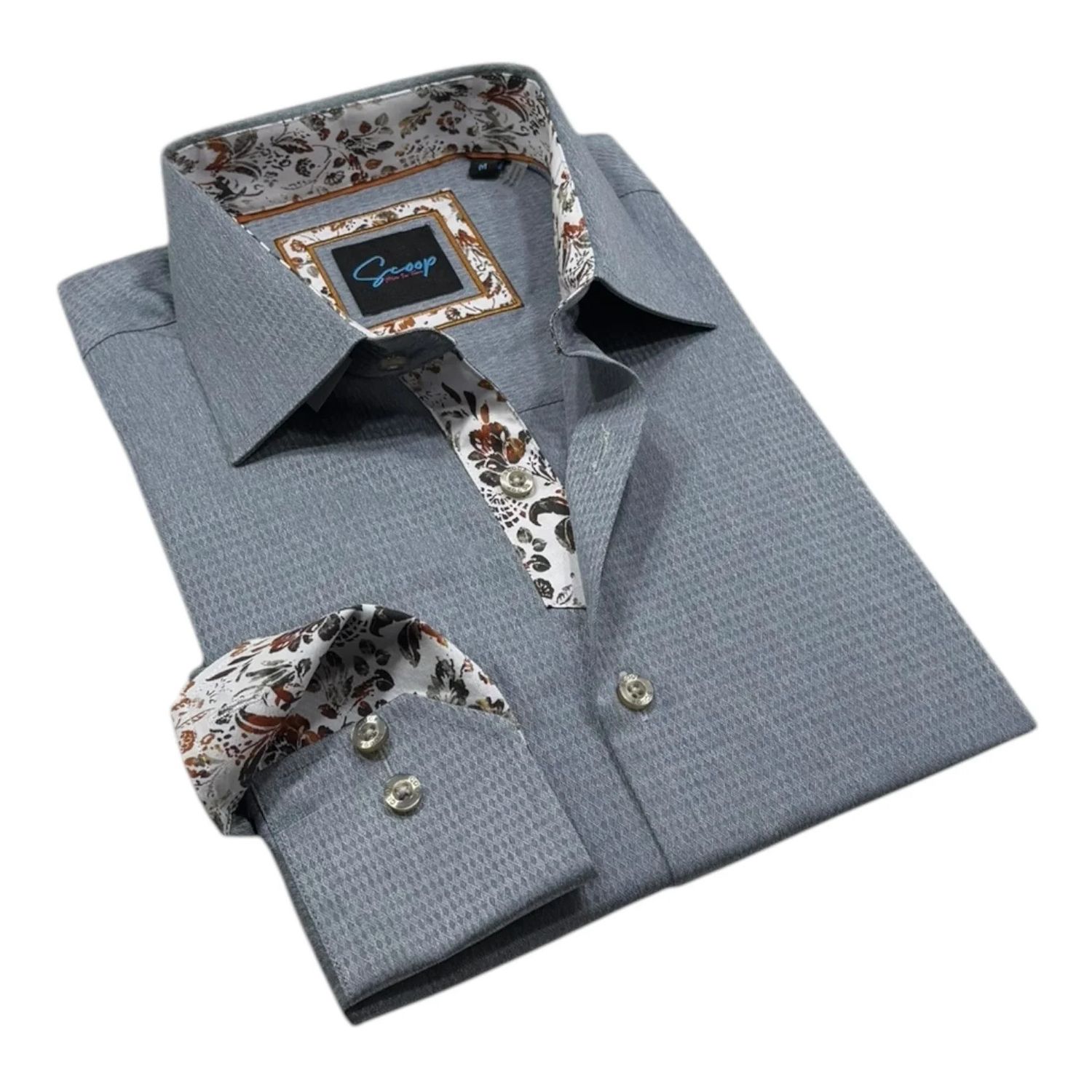 Scoop L/S Cotton Sport Shirt - Link