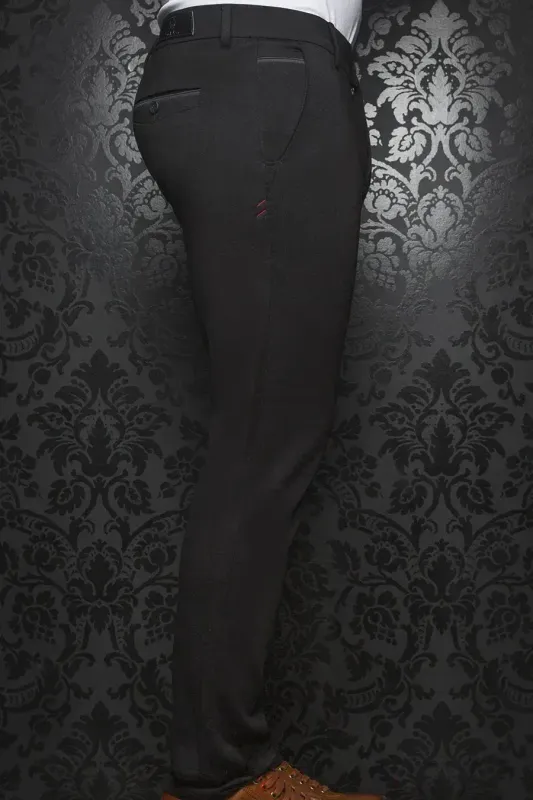 Au Noir Luxury Slim Dress Pant- Beretta