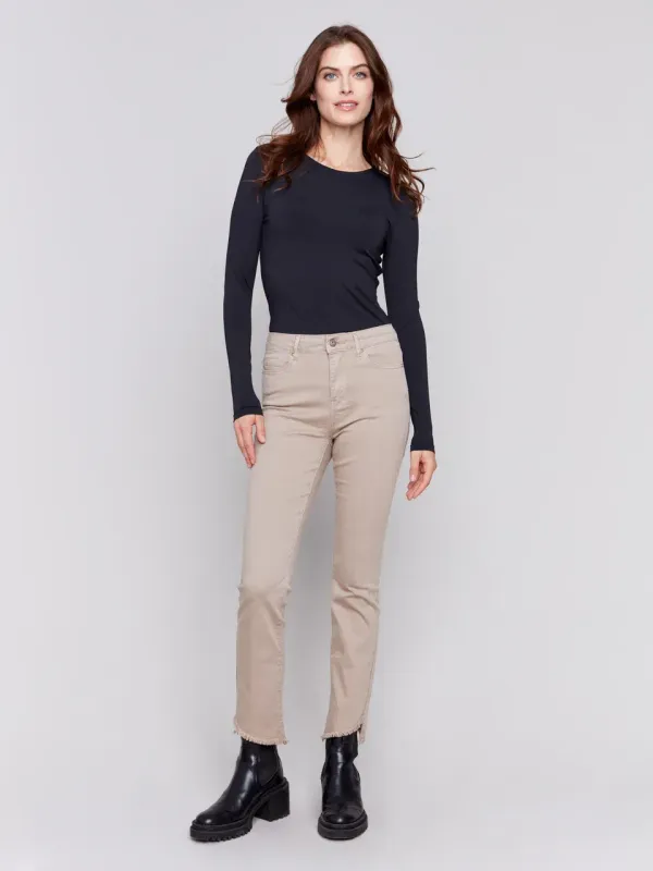 Charlie B Bootcut Hem Pant - C5429RR