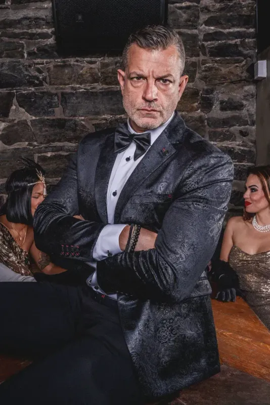 Au Noir Stretch Blazer