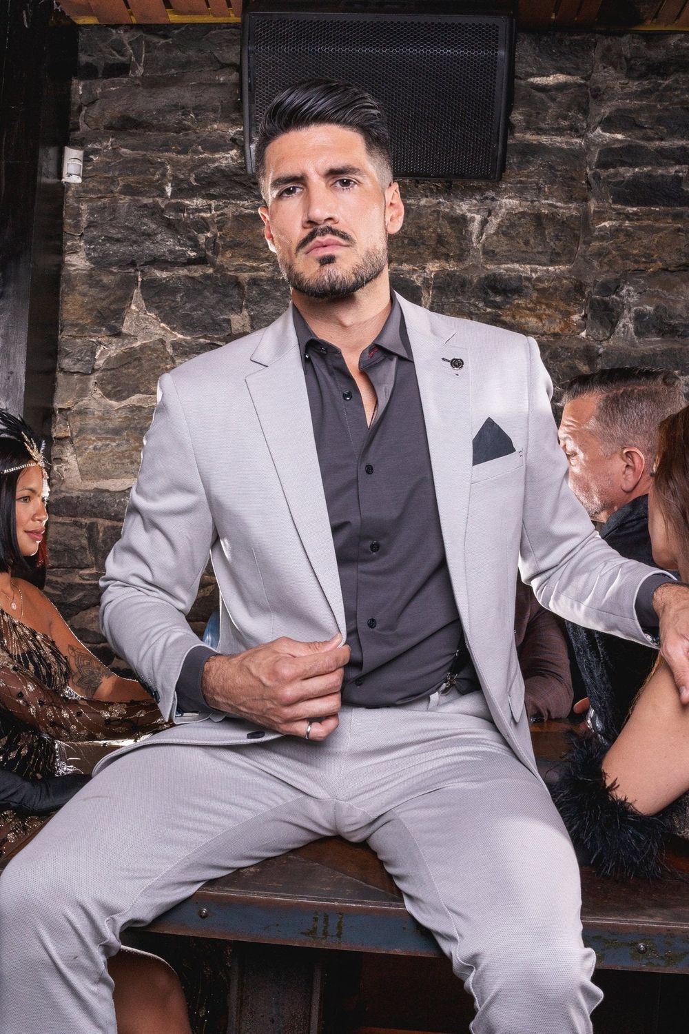 Au Noir Stretch Blazer/Suit Separate - Ryan-Stone