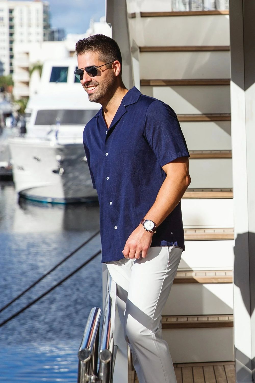 Au Noir Open/Flat Collar S/S Shirt - Brahea