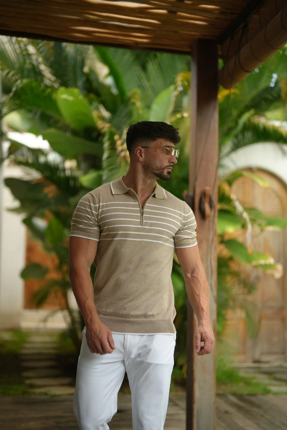 Au Noir Knitted Polo - Oban