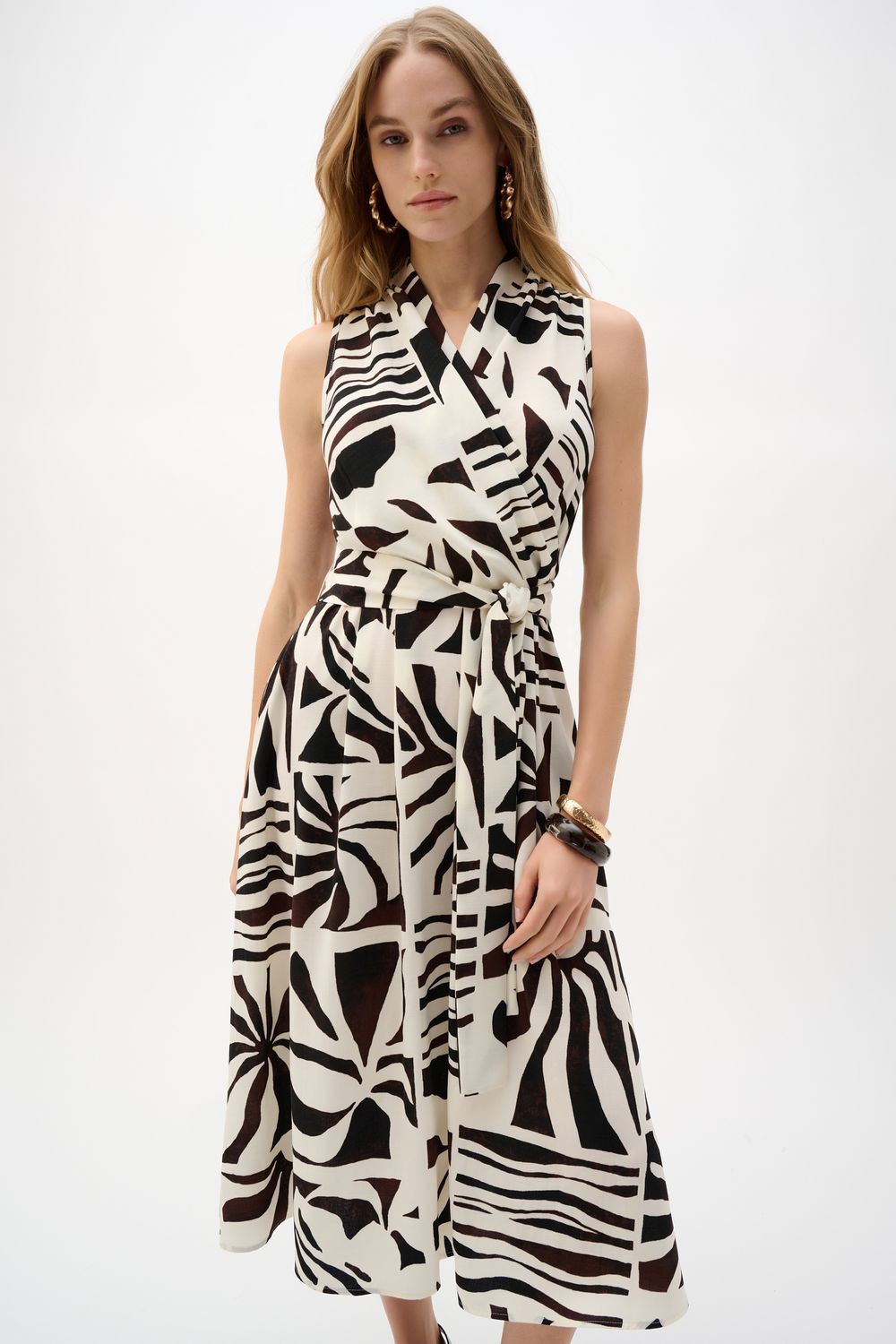 Ribkoff Midi Wrap Dress w/ Belt 262226