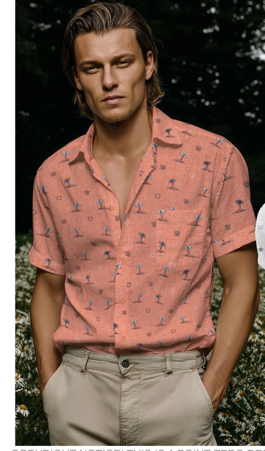 P/Z Easy Care S/S Sport Shirt - 7664322