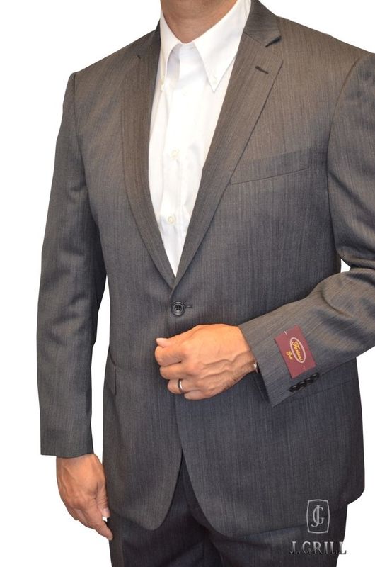 Fariani Sharkskin Wool Suit - 5374