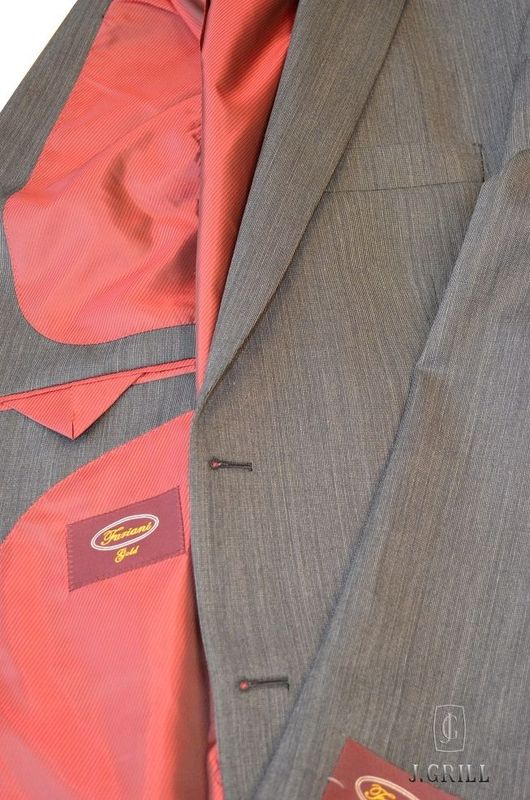 Fariani Sharkskin Wool Suit - 5374