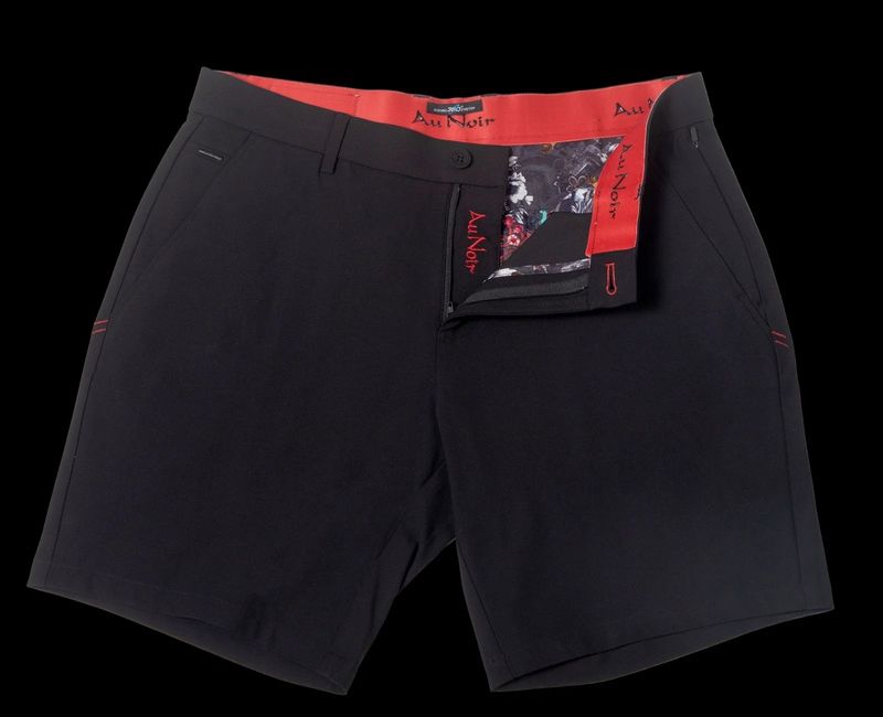 Au Noir Stretch Performance Shorts - Limao/Solaris
