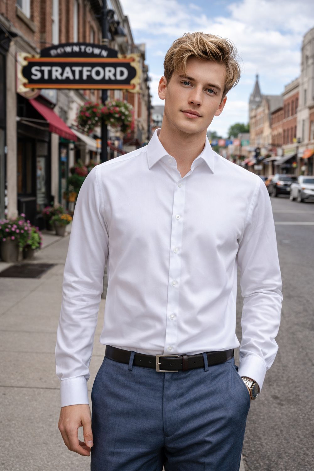 Horst Wrinkle Free Stretch Dress Shirt - 000713