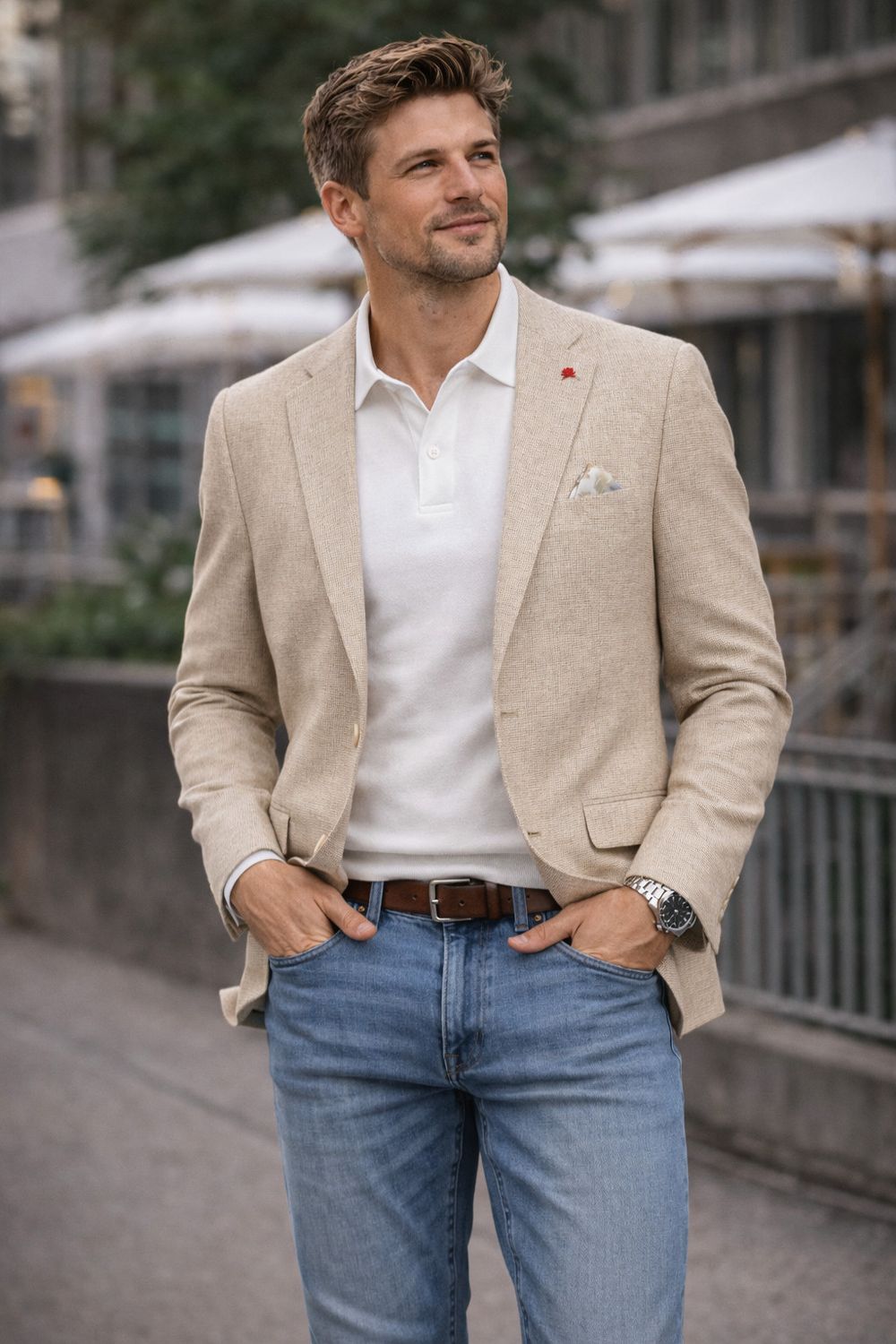 Soul Cotton/Linen Blazer - 261103