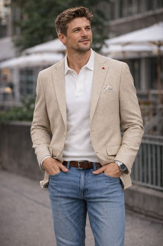 Soul Cotton/Linen Blazer - 261103