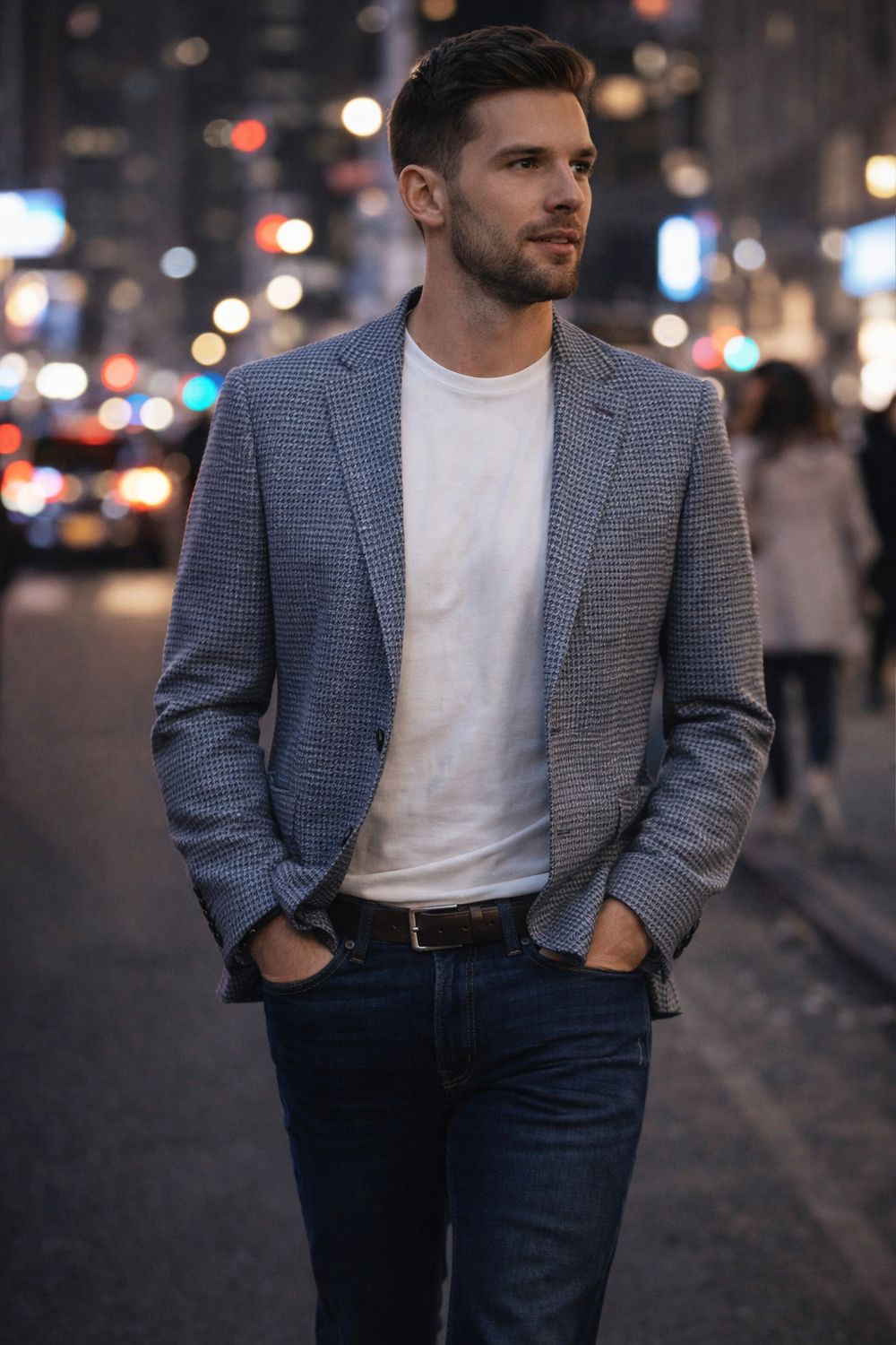 Soul Herringbone Blazer - 261110