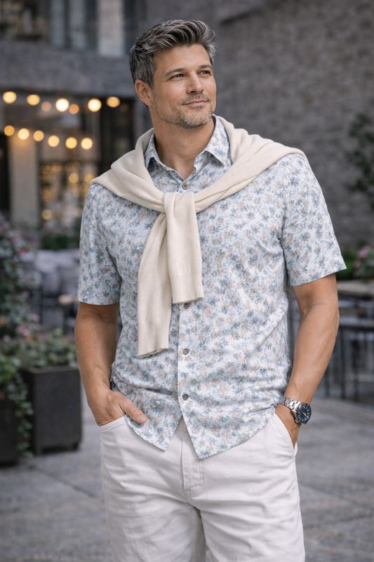 Soul S/S Linen Blend Sport Shirt - 261777