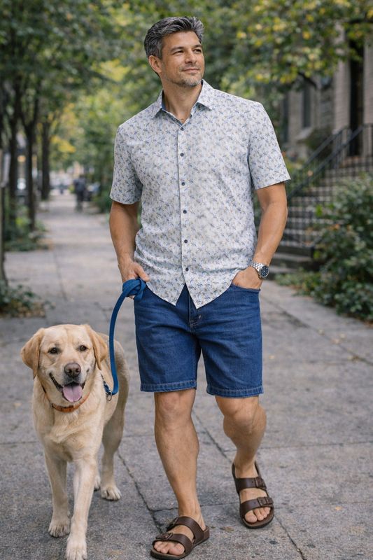 Soul S/S Linen Blend Sport Shirt - 261775