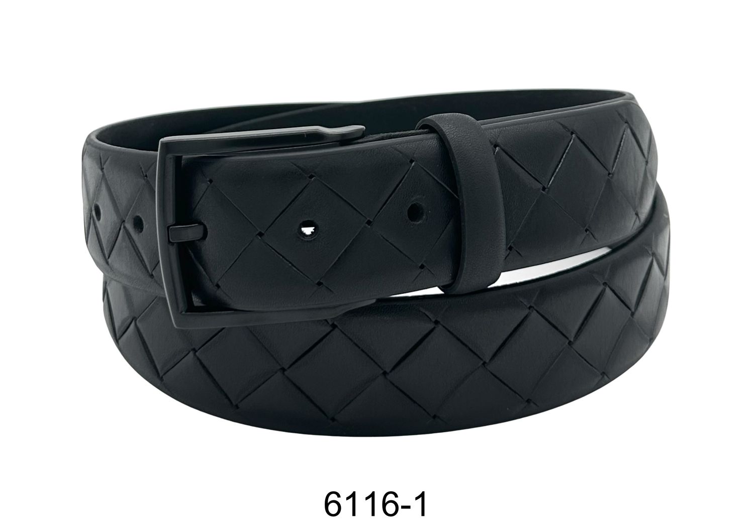 Bench Craft Made In Canada Basket Weave Leather Belt - 6116