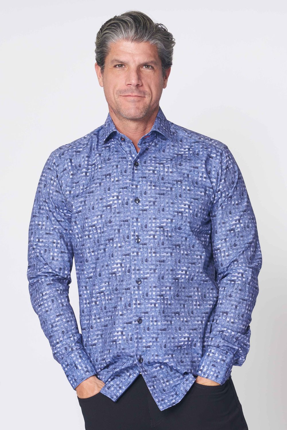 Downie L/S Cotton Sport Shirt - 6LS