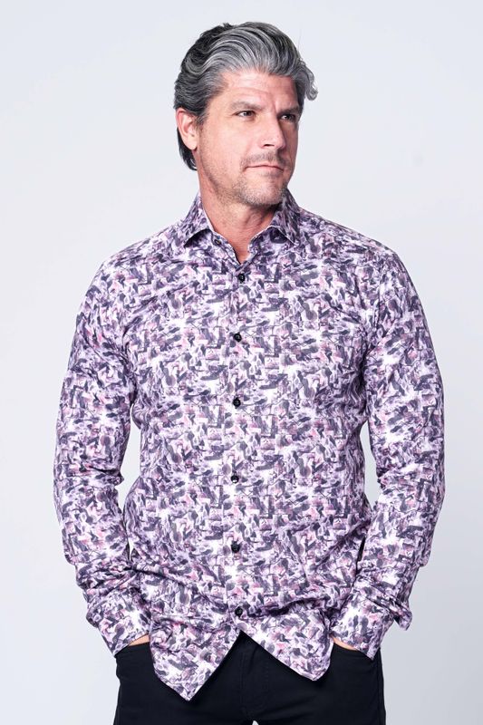 7 Downie L/S Cotton Sport Shirt - 68LS