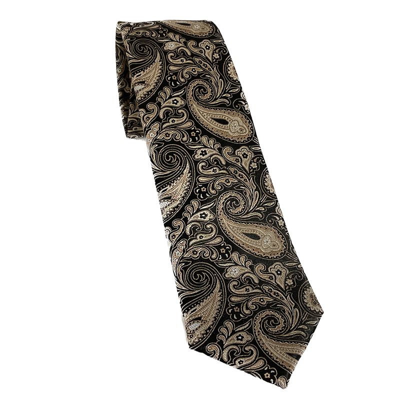 M- Paisley Silk Tie - 5206-3