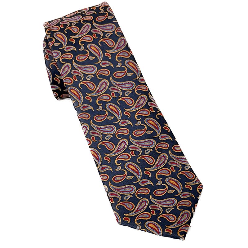 M- Paisley Silk Tie - 5220-1