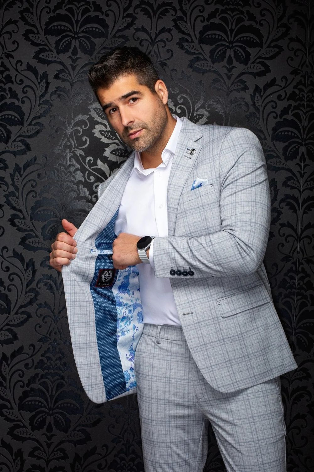 Au Noir Stretch Blazer/Suit Seperate - Haze