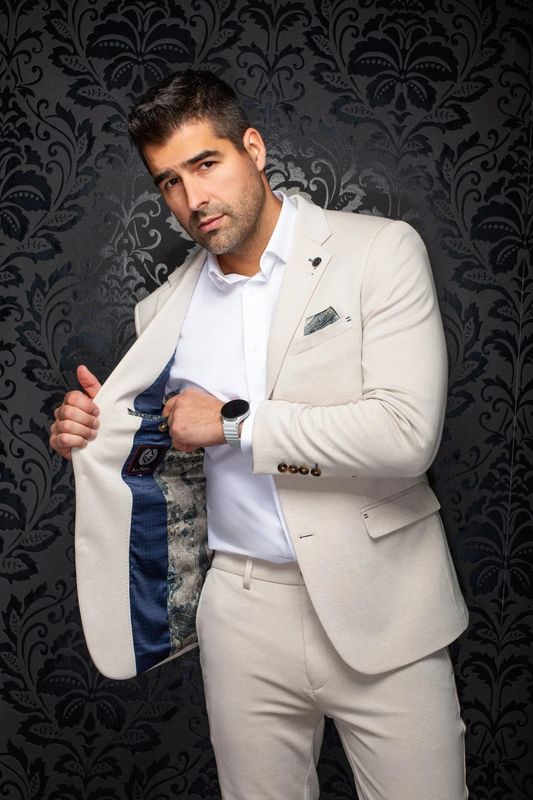 Au Noir Stretch Blazer - Kael