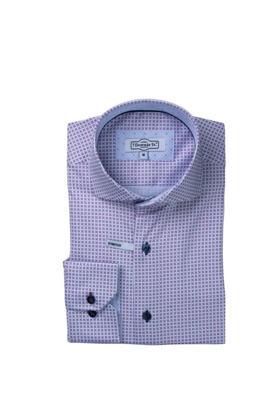 7 Downie St. L/S Cotton Sport Shirt - 9088