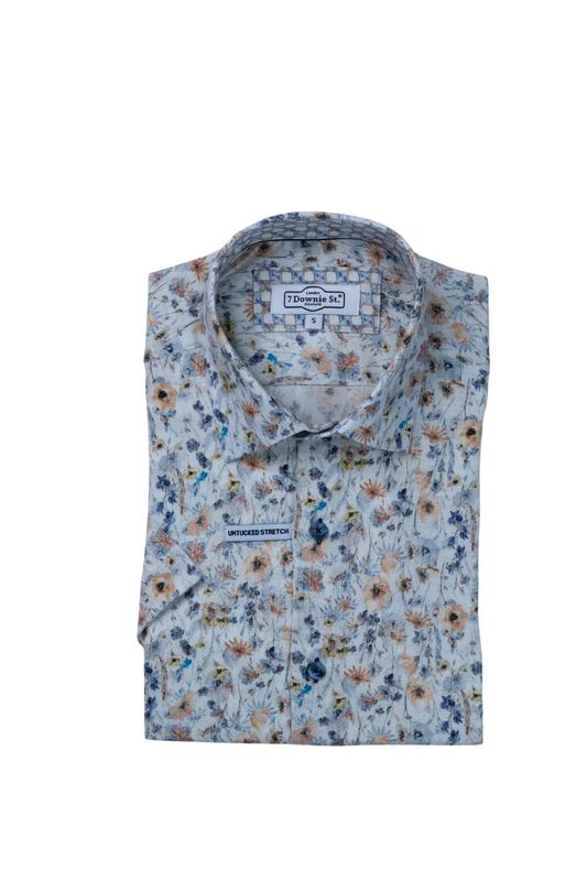 7 Downie St. S/S Cotton Sport Shirt - 9118