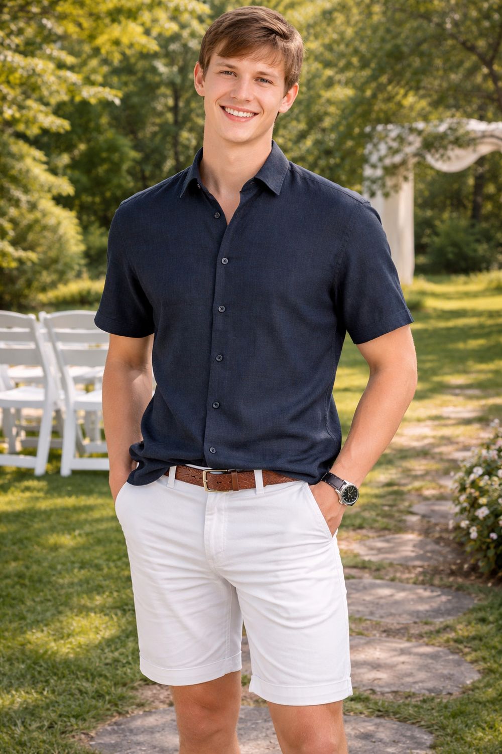 Soul Linen S/S Sport Shirt - 251785