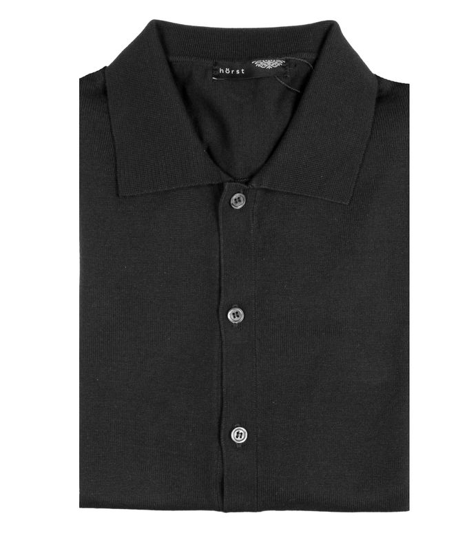Horst Made In Italy Full Button Knit Polo - 261353