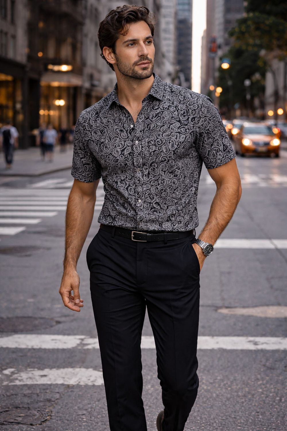 Horst Cotton Stretch Wrinkle Free S/S Shirt - 261761