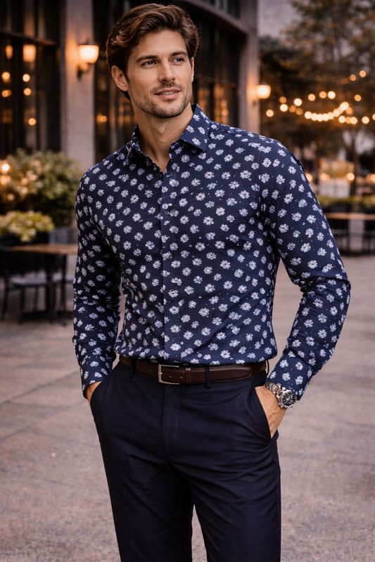 Klauss Made In Europe L/S Wrinkle Free Shirt - 261709