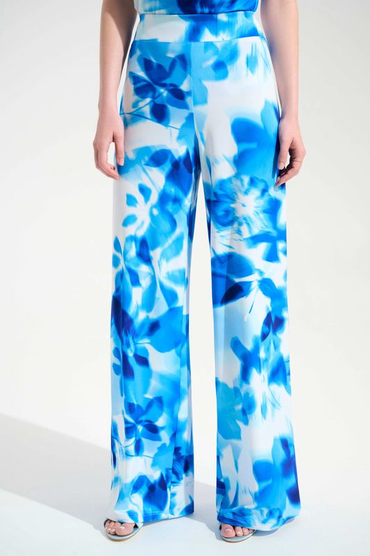 Ribkoff Signature Floral Print Wide Leg Pants 261773