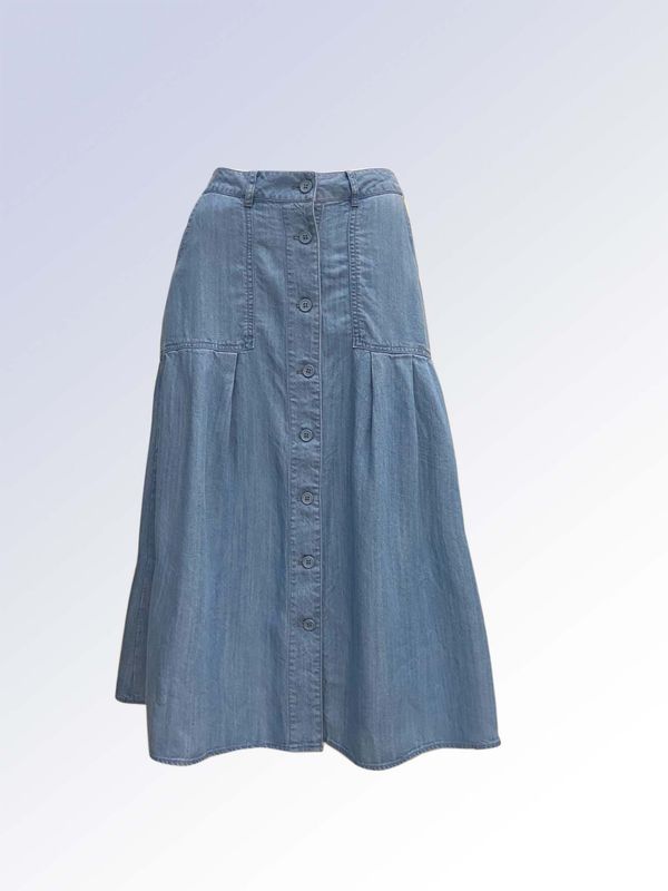 P/Z Denim Midi Skirt - 8660001