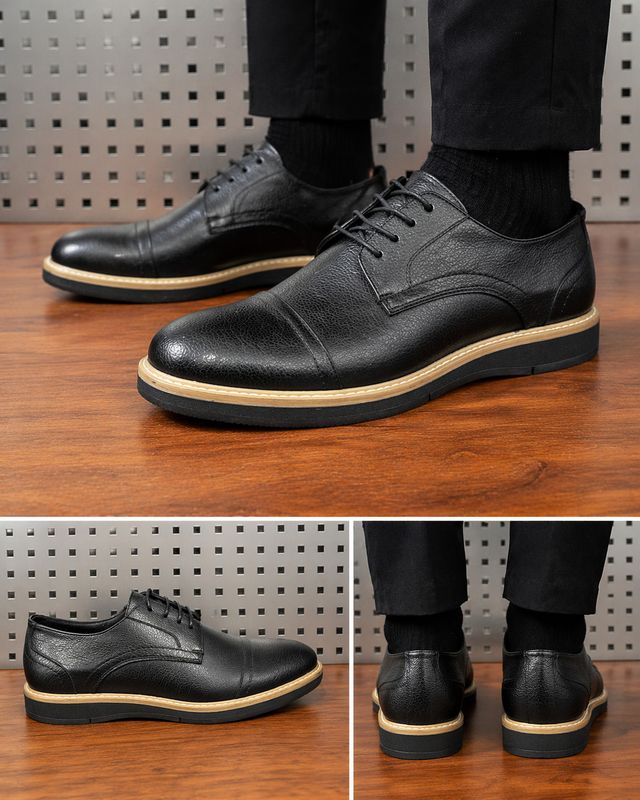 Di Capri Pebble Grain Leather Shoe