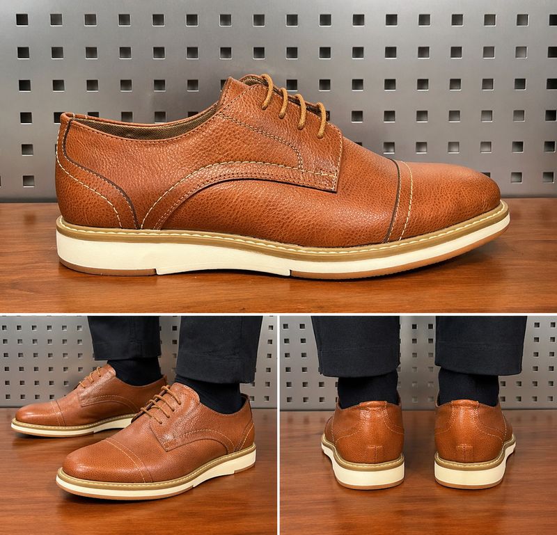 Di Capri Pebble Grain Leather Shoe