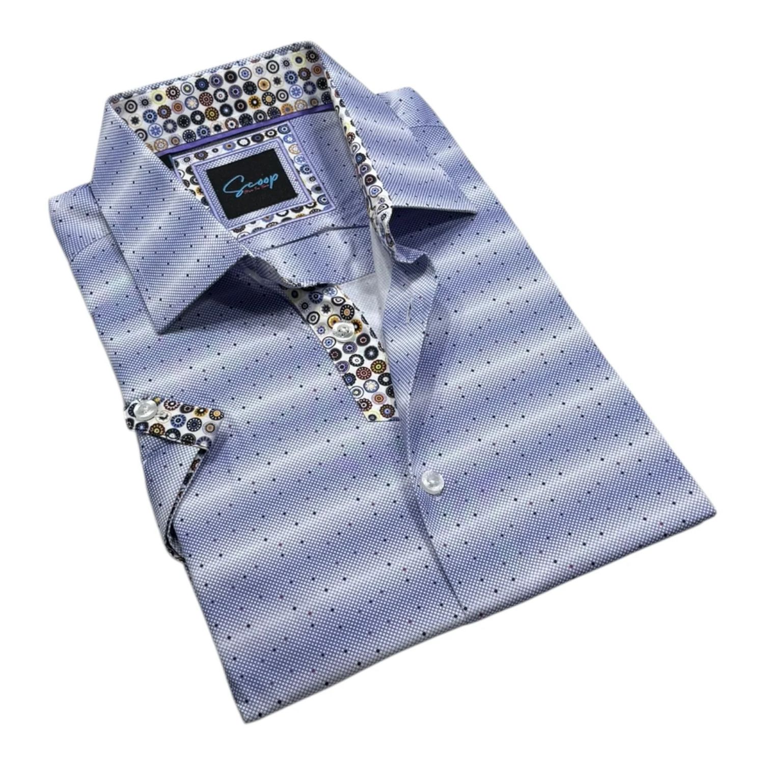 Scoop S/S Cotton Sport Shirt - Goutte